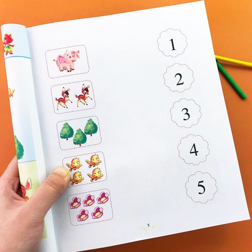 认数字学前班看图写数字5 10以内数的认识与加减看图列式计算题早教 3