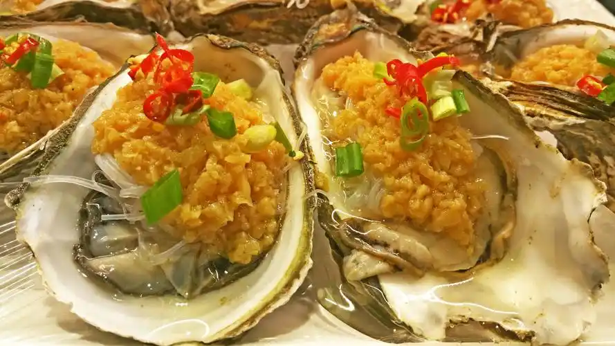 食与家 #用食物记录生活#——姜葱烤生蚝的做法