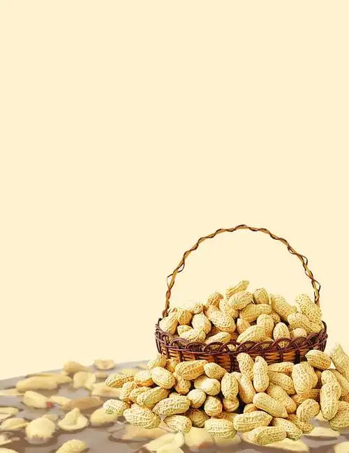 花生海报背景素材