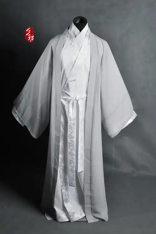 七七坊汉古风民族男士定制舒适雪纺仙气棉麻汉服