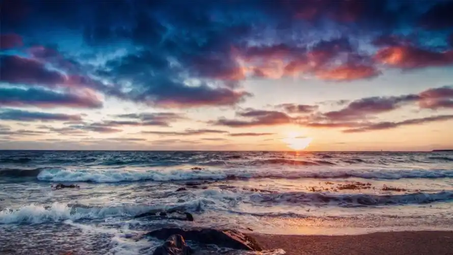 炫彩晚霞高清桌面壁纸图片