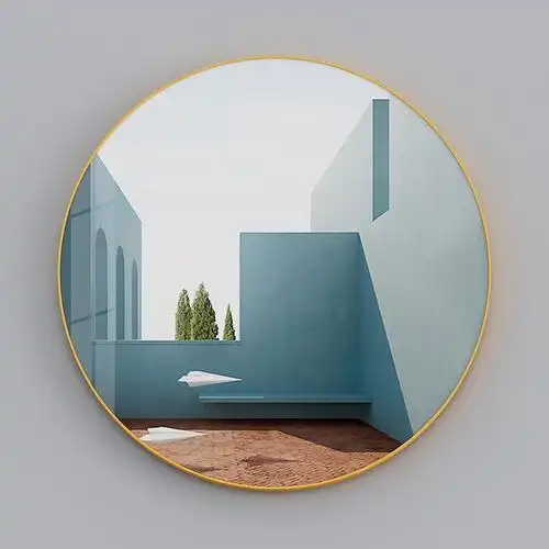 卓益-现代风-抽象建筑空间艺术客厅装饰画-秘境