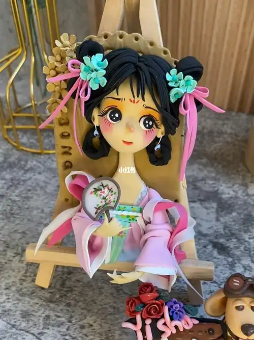 粘土古装娃娃教程