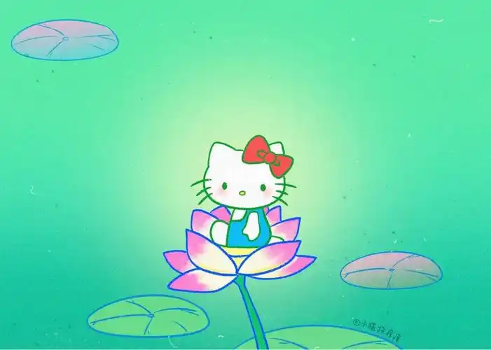 hellokitty荷花壁纸78697869