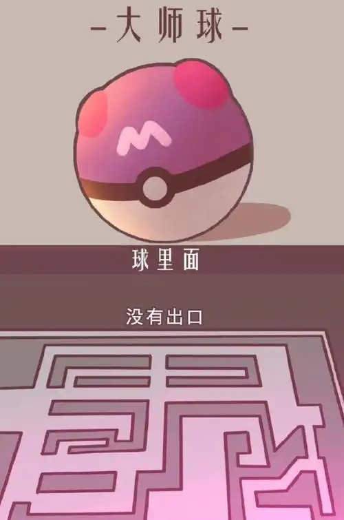 精灵宝可梦:为啥大师球这么强?同人图给出答案,进来还想出去?
