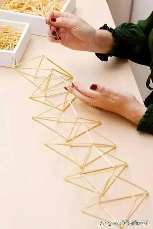 吸管手工制作教程(吸管这样玩真有意思)(13)