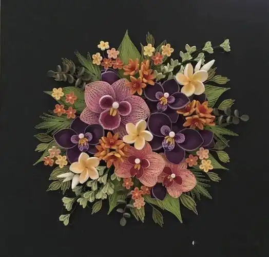 大师作品anastasiyabertova衍纸花卉作品集2