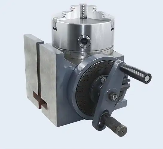 铣床fh6寸分度头160小型简易立卧两用手动分度器精密大通孔 6寸-160三