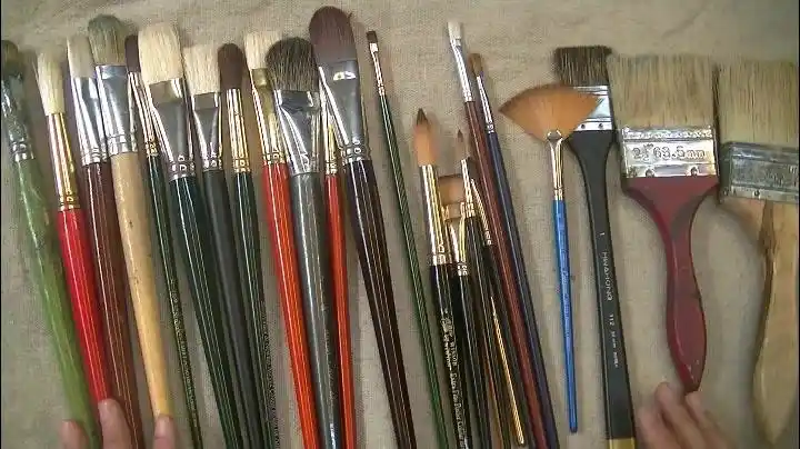 【油画】油画材料—画笔部分—油画笔的保养【初艺美术线上vip油画课