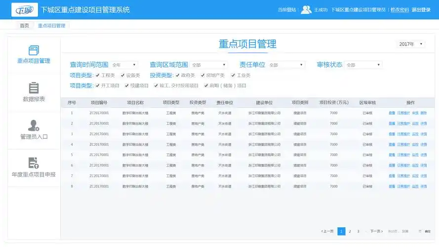 项目管理系统界面设计作品