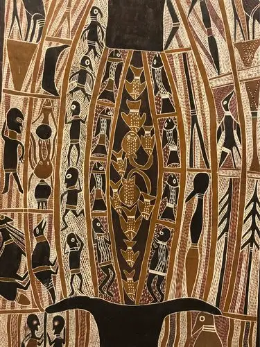 澳大利亚树皮画