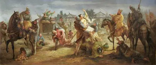 《三国演义》油画作品欣赏