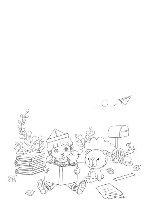 儿童练习册封面图 线稿 |插画|儿童插画|榕小洋_原创作品-站酷(zcool)