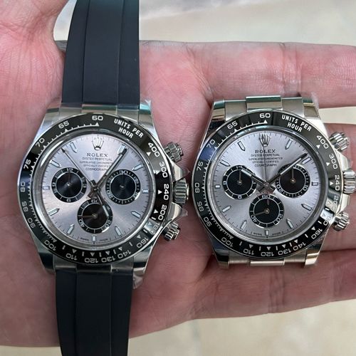 c厂一比一 劳力士复刻迪通拿126519水泥灰4130机芯胶带表