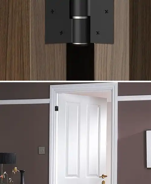 隐形门合页自动关门闭门器缓冲隐形液压阻尼暗门弹簧合页自闭合页 5寸