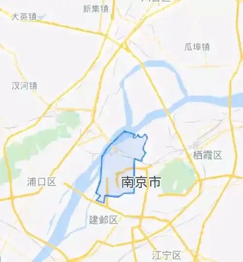 南京鼓楼区示意