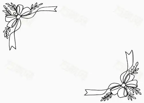 图片搜索可爱花边边框简笔画 可爱卡通花边 手抄报的可爱花边手绘边框