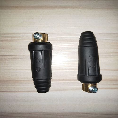 电焊机快速接头插头插座10-25/35-50焊把线接头欧式连接器配件