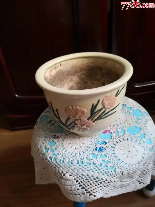 瓷花盆-价格:68元-au27652031-彩绘瓷/彩瓷 -加价-7788收藏__收藏热线