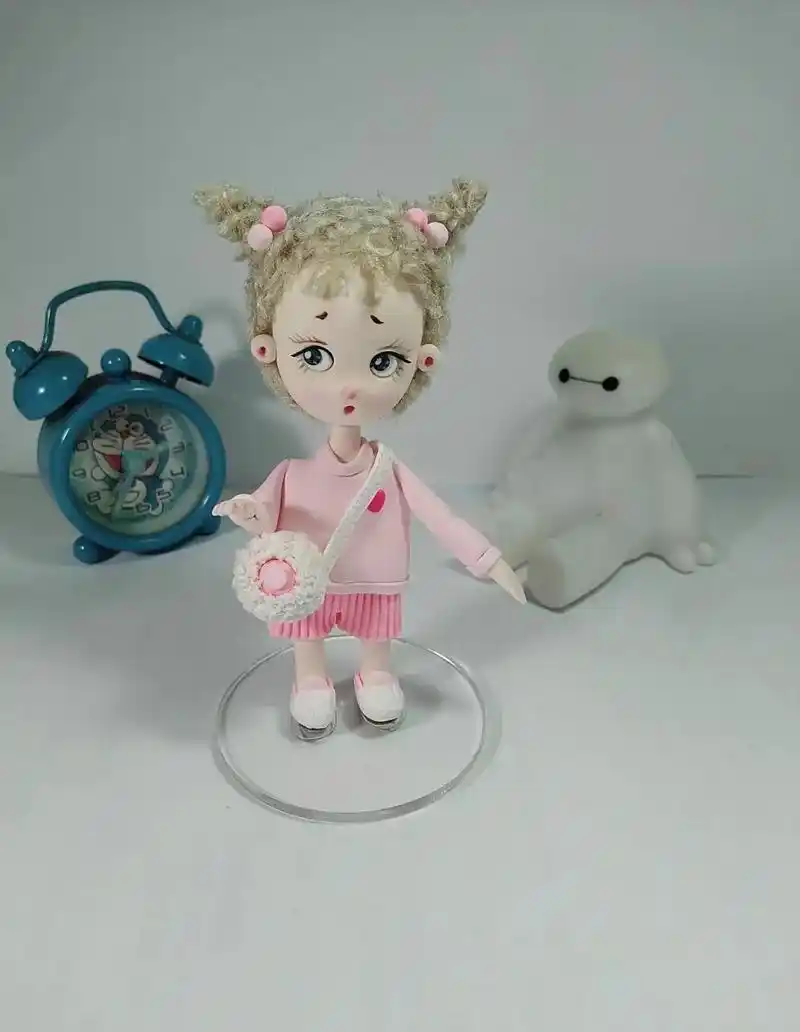 喜欢上立体娃娃,做出自己喜欢的感觉#手工娃娃 #皮皮痴粘土# - 抖音