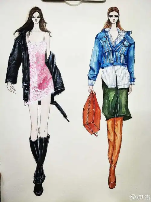 时装画-服装画/服装设计手稿 - 穿针引线服装论坛