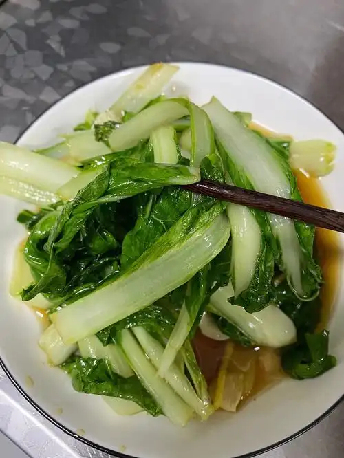 炝炒小白菜家常做法00一个字好吃