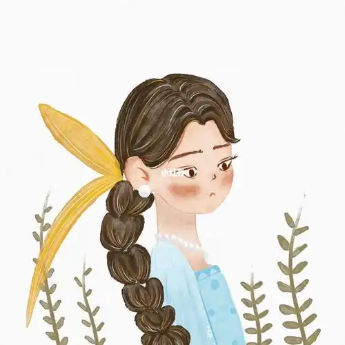 头像扎辫子的姑娘