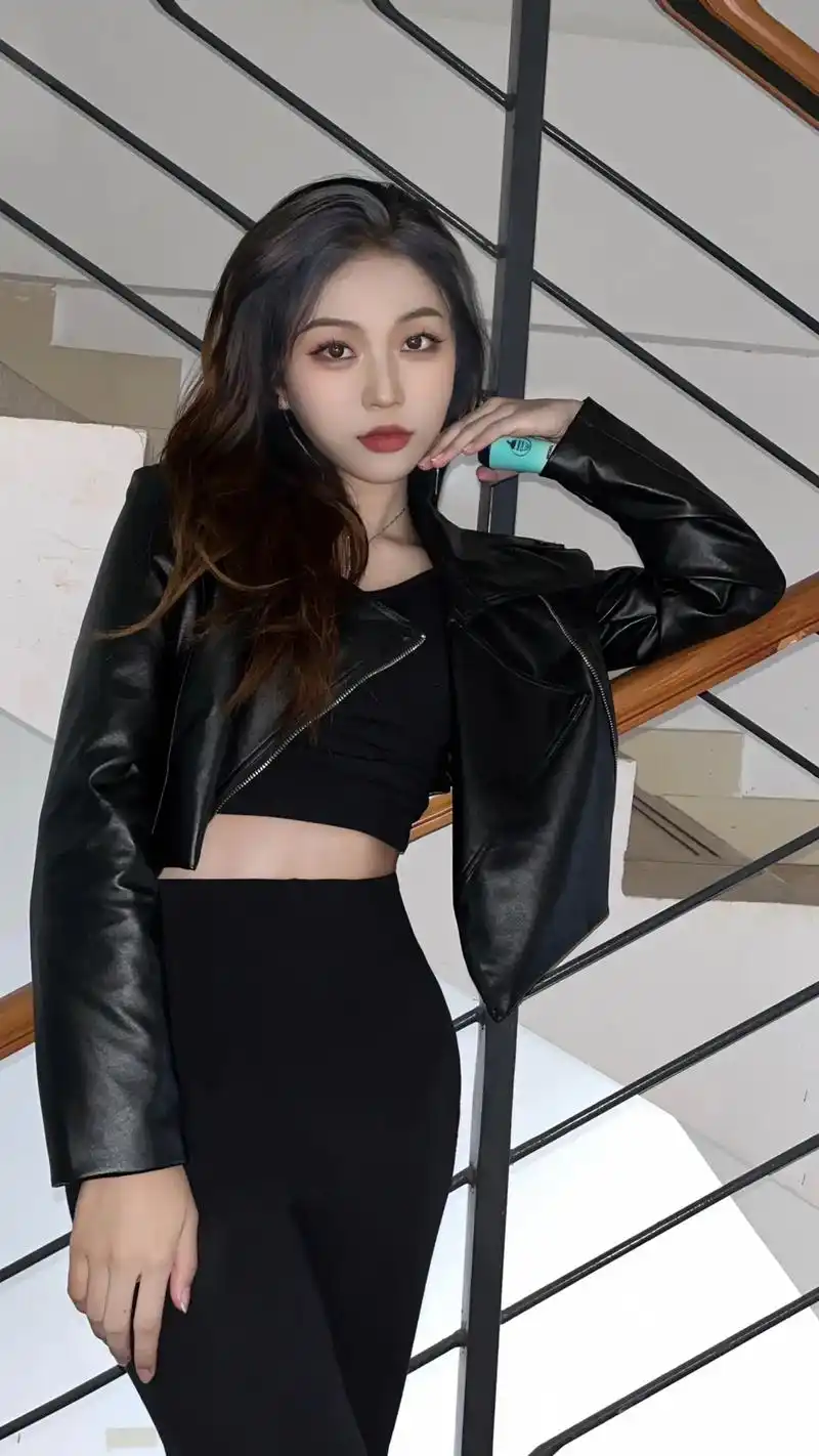 人常在 好花常开#黑色系 #coolgirl #分享照片 - 抖音