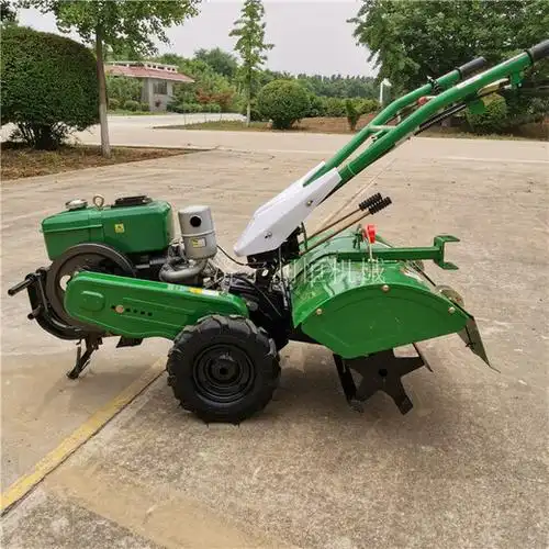 手扶小型自走式旋耕机水冷柴油开沟除草田园管理机