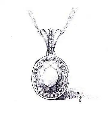 手绘吊坠|纯艺术|绘画|三书二争 - 原创作品 - 站酷 (zcool)