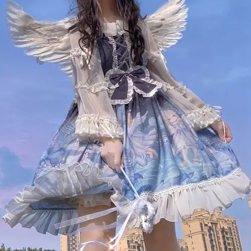 现货原创正版海豚湾天使jsk公主lolita洛丽塔洋装连衣裙