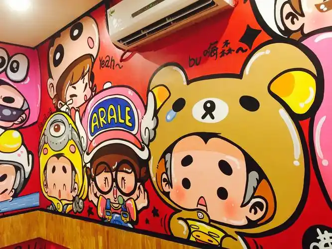 清潭洞烤肉店墙绘第二弹