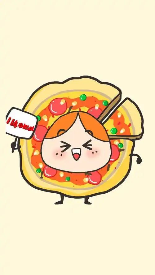 手绘卡通美食可爱高清手机壁纸-卡通-手机壁纸下载-美桌网