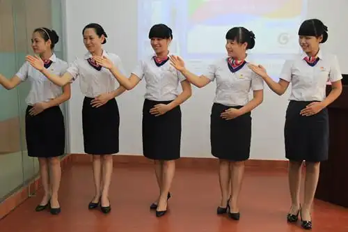 男装二接待礼仪一――手势站姿