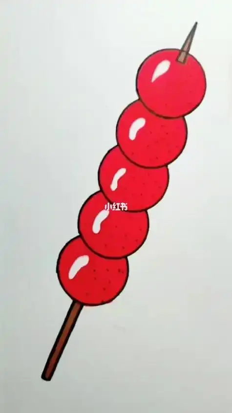 糖葫芦怎么画简单又好看糖葫芦怎么画简单又好看水粉画