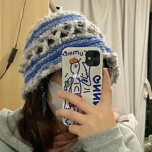 钩针镂空渔夫帽