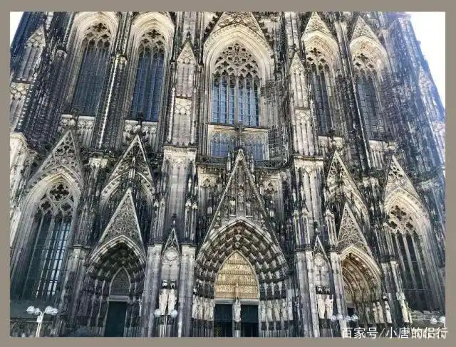 欧洲三大教堂之一,雄伟壮丽的科隆大教堂,奇特的哥特风格建筑