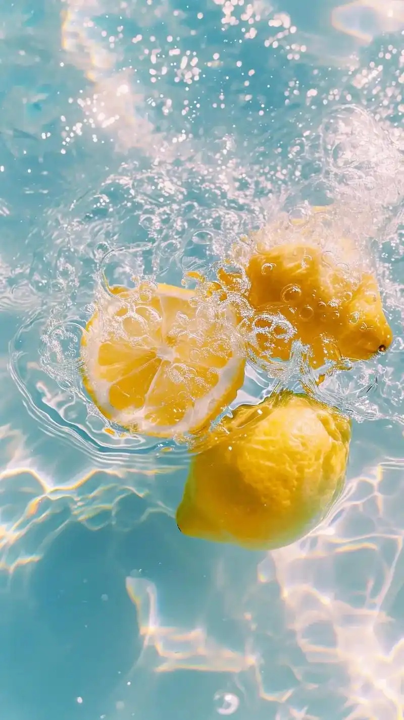 浪漫清新清爽唯美水果壁纸柠檬好心情.#屏保 #壁纸 #水果壁