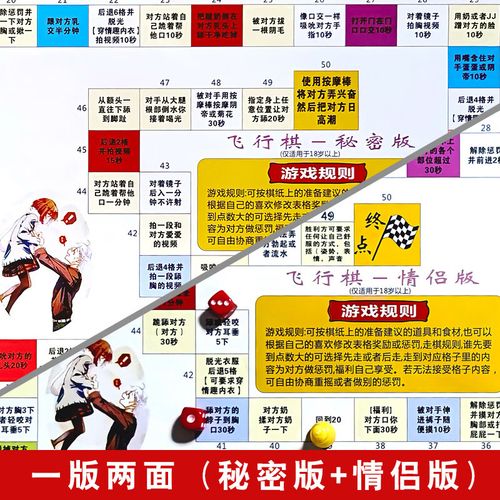 栩傲宏情侣飞行棋私密版高级版sm飞行棋主人任务游戏另类玩具激情道具