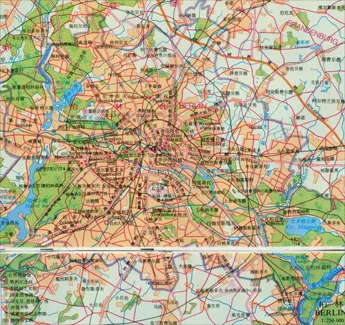 德国柏林市区地图