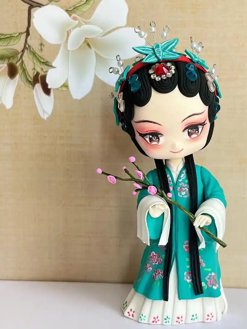 粘土戏剧q版人物 偏爱戏剧人物,但是又对这方面的文化