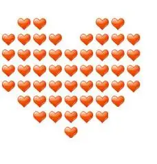 怎样拿qq表情在空间留言组成一个爱心?