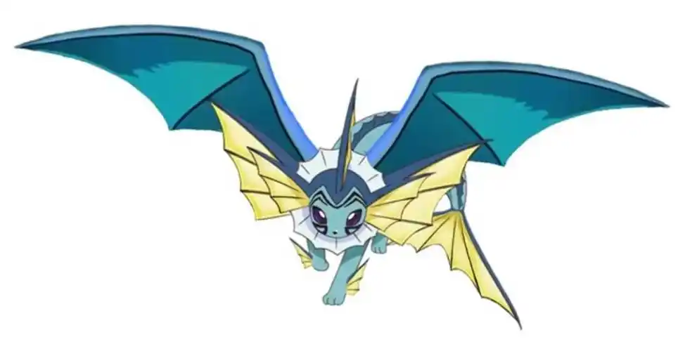 mega太阳伊布的                    的翅膀和它的身躯很搭配.