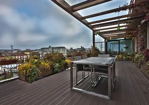 开放式露天阳台装修效果图2012图片