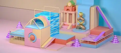 c4d模型虚拟创意空间展示3d场景