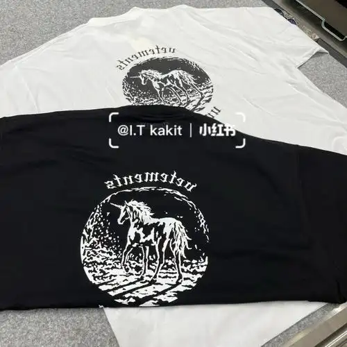 vetements夏日短袖t恤