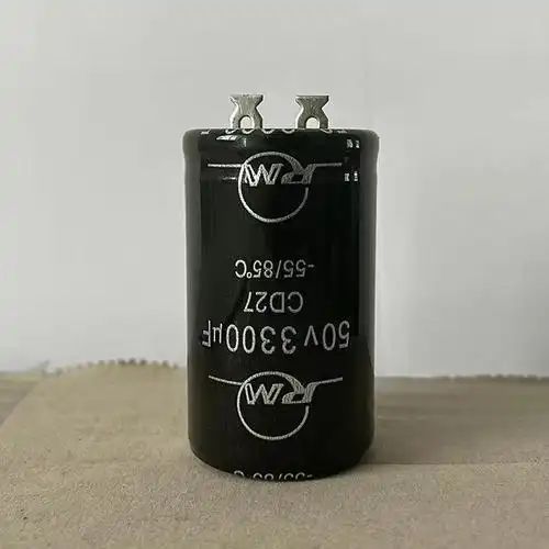 全新电解电容器50v3300uf体积30x50mm原装功放扁脚固定电容器电容器