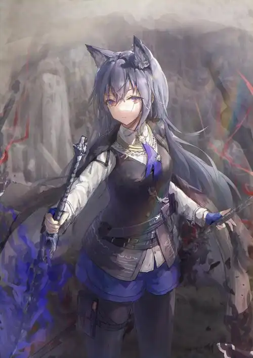 缄默德克萨斯-明日方舟德克萨斯原创作品-触站