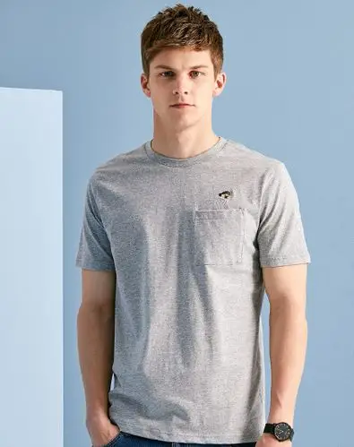 小熊2019夏季新品男装卡通小熊t恤