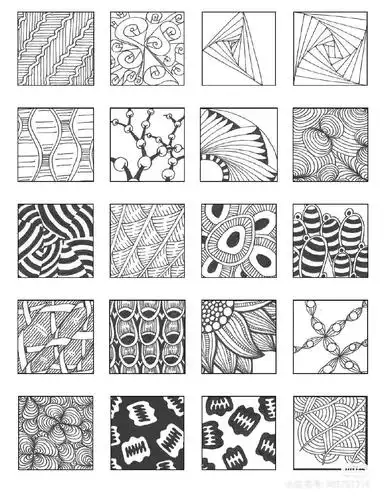 儿童线描画的练习